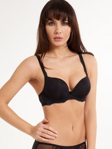 LingaDore Quotidien Gel Push Up noir soutien-gorge push up