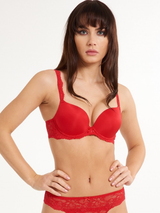 LingaDore Quotidien Gel Push Up rouge soutien-gorge push up
