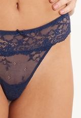 LingaDore Quotidien Basic bleu marine culotte string