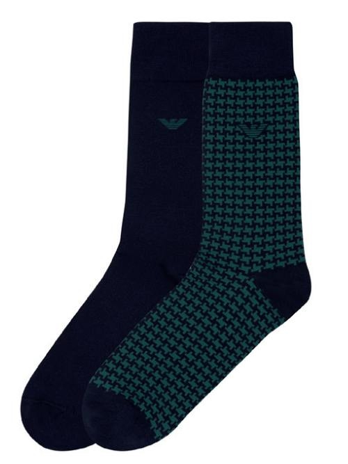 Armani Hommes Logo vert chaussettes
