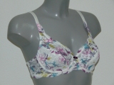 Triomphe Amourette ivoire/print soutien-gorge sans forme