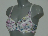Triomphe Amourette ivoire/print soutien-gorge sans forme