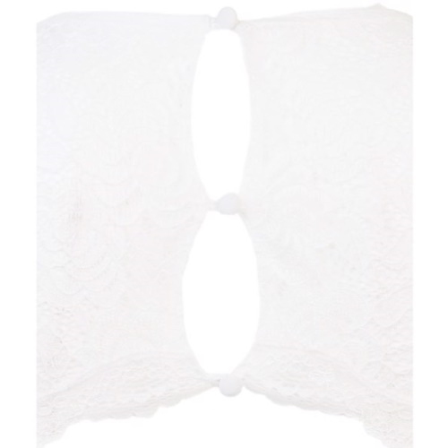 Sapph Powerfull muse blanc cassé robe