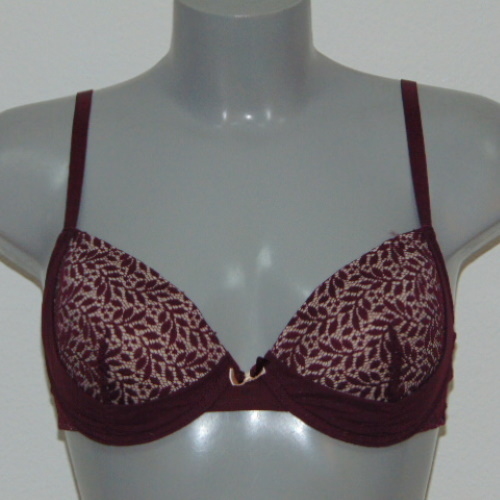 Cybéle Flamboyant bordeaux soutien-gorge rembourré