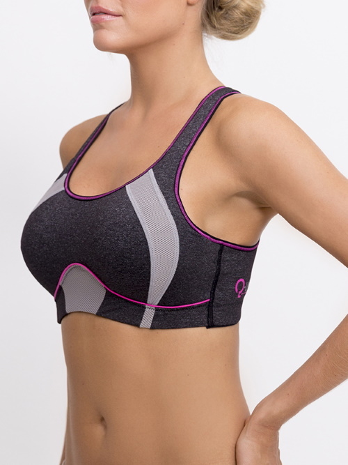 Q-Linn Barcelona gris soutien-gorge de sport