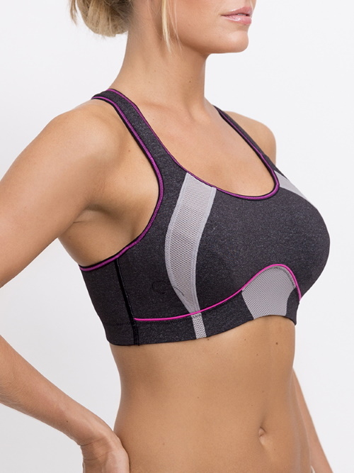 Q-Linn Barcelona gris soutien-gorge de sport