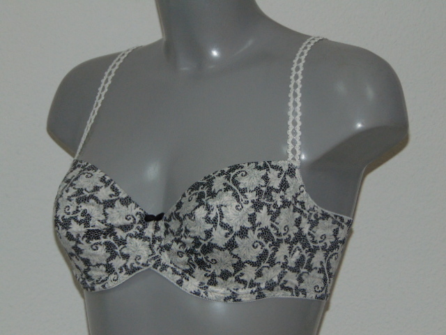Eva Flaire blanc/print soutien-gorge sans forme