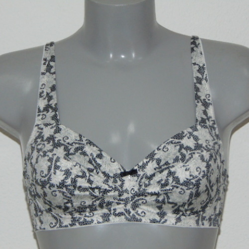 Eva Flaire blanc/print soutien-gorge sans armatures en dentelle