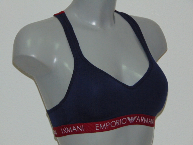 Armani Ladies Armani Sport bleu marine sports top