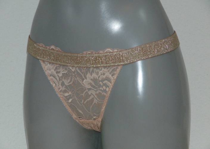 Armani Ladies Pizzo d'Oro pêche culotte string