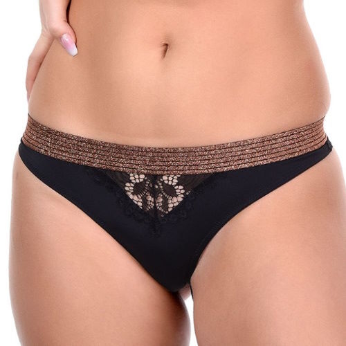 After Eden D-Cup & Up Joan noir/or culotte string