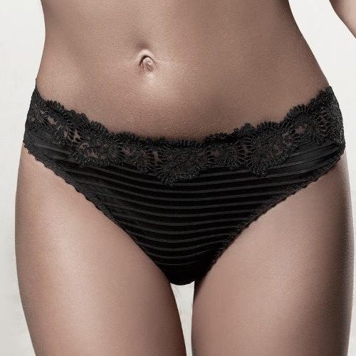Louisa Bracq Elise noir culotte string