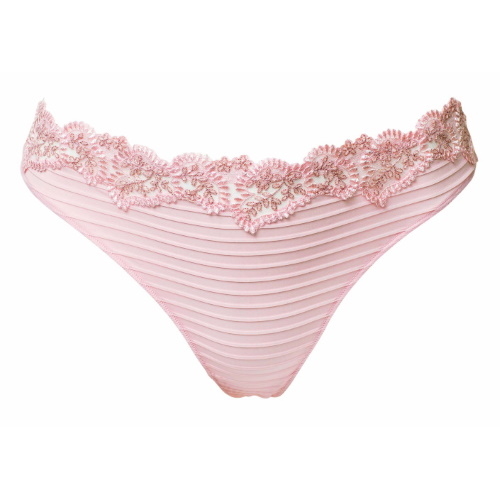 Louisa Bracq Elise saumon rose culotte string