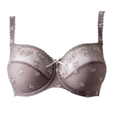 Louisa Bracq Chantilly taupe soutien-gorge sans forme