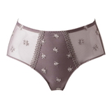 Louisa Bracq Chantilly taupe slip