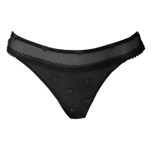 Louisa Bracq Chantilly noir culotte string