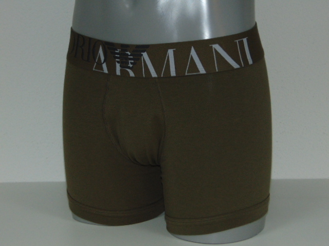 Armani Hommes Contour kaki boxer