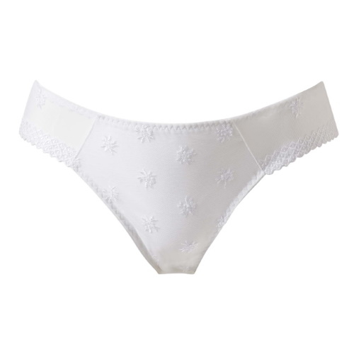Louisa Bracq Chantilly blanc slip