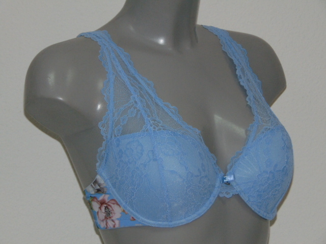 Armani Ladies Floral Blue bleu soutien-gorge push up