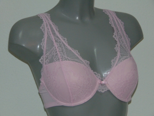 Armani Ladies Heavenly Pink bébé rose soutien-gorge push up