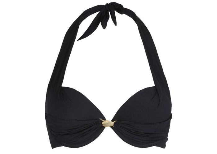Plage de LingaDore Trinity noir haut de bikini préformé