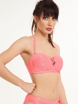 Plage de LingaDore Juniper corail soutien-gorge bikini corbeille