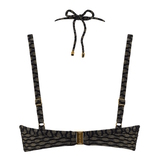 Maillots de bain Marlies Dekkers Holi Vintage noir/or haut de bikini préformé