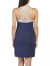 Eva Border bleu marine robe