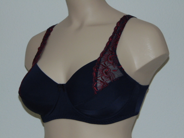 Elbrina Helen bleu marine/rouge soutien-gorge sans forme