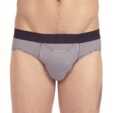 HOM Simon bleu marine/blanc slip pour hommes