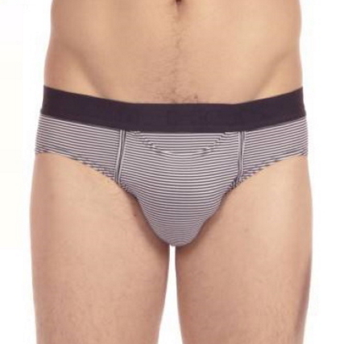 HOM Simon bleu marine/blanc slip pour hommes
