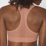 Sloggi Zero Feel Lace saumon rose soutien-gorge sans armatures en dentelle