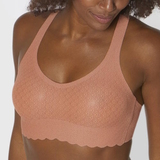 Sloggi Zero Feel Lace saumon rose soutien-gorge sans armatures en dentelle