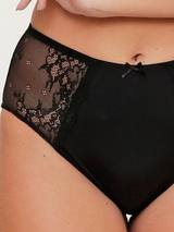 LingaDore Quotidien Maxi Slip noir haut slip