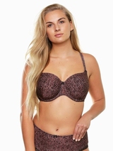LingaDore Magic marron/print soutien-gorge rembourré