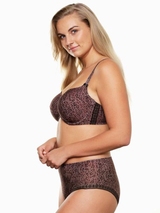 LingaDore Magic marron/print soutien-gorge rembourré