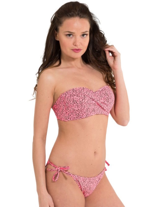 Plage de LingaDore Festival rose soutien-gorge bikini corbeille