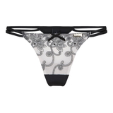 F4P Teddy noir/print culotte string