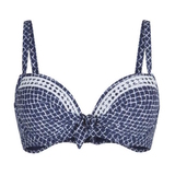 Plage de LingaDore Serra bleu marine/blanc haut de bikini préformé