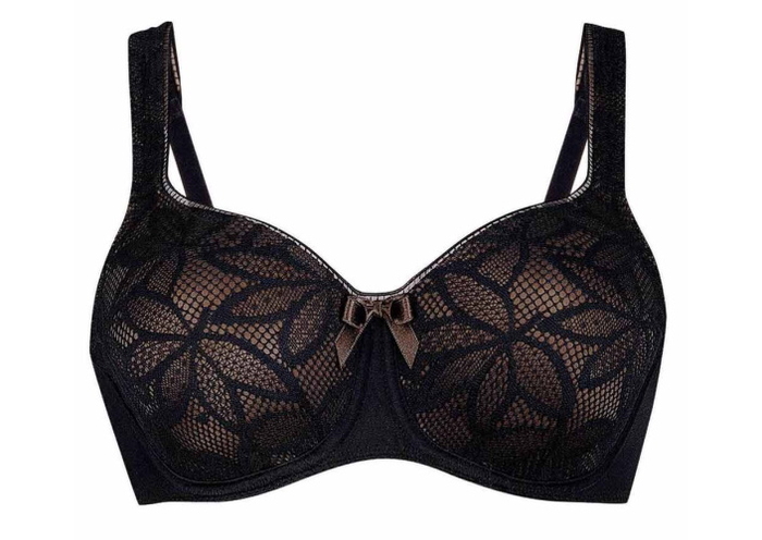 Rosa Faia Selena noir soutien-gorge sans forme