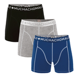 Muchachomalo Solid  noir boxer