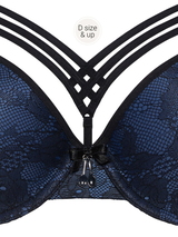Marlies Dekkers Dame de Paris noir/bleu soutien-gorge rembourré