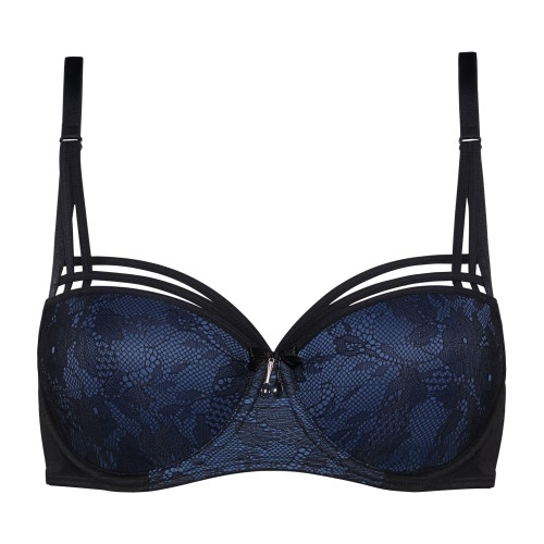 Marlies Dekkers Dame de Paris noir/bleu soutien-gorge rembourré