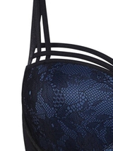 Marlies Dekkers Dame de Paris noir/bleu soutien-gorge rembourré
