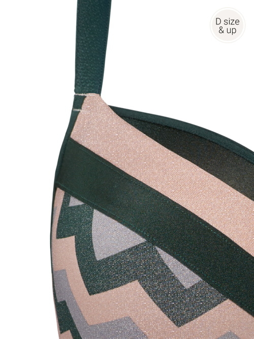 Marlies Dekkers Courage vert/print soutien-gorge rembourré