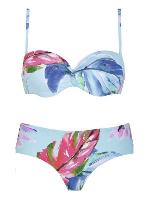 Eva Jardin turquoise/print set