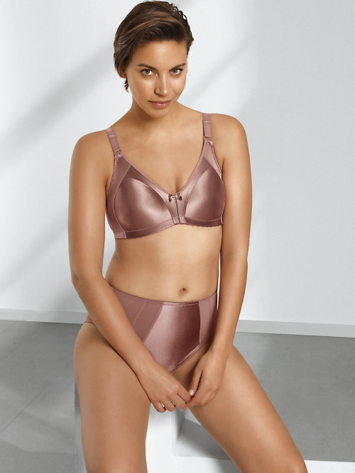 Naturana Minimizer taupe soutien-gorge sans armatures en dentelle