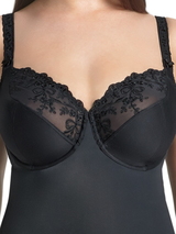 Rosa Faia Scarlett noir corselet