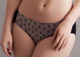 Anita Maternité Miss Ribbon noir/gris slip de maternité
