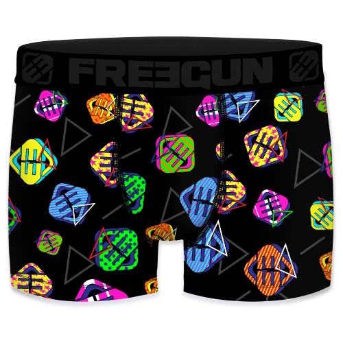 Freegun WTF noir/print sport boxer